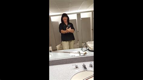 My Right To Pee Transgender Woman Takes Selfie In Womans Bathroom