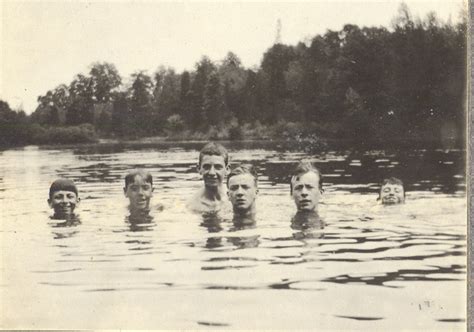 New Jersey Scout Museum Digital Collections Scouts Swimming In Lake