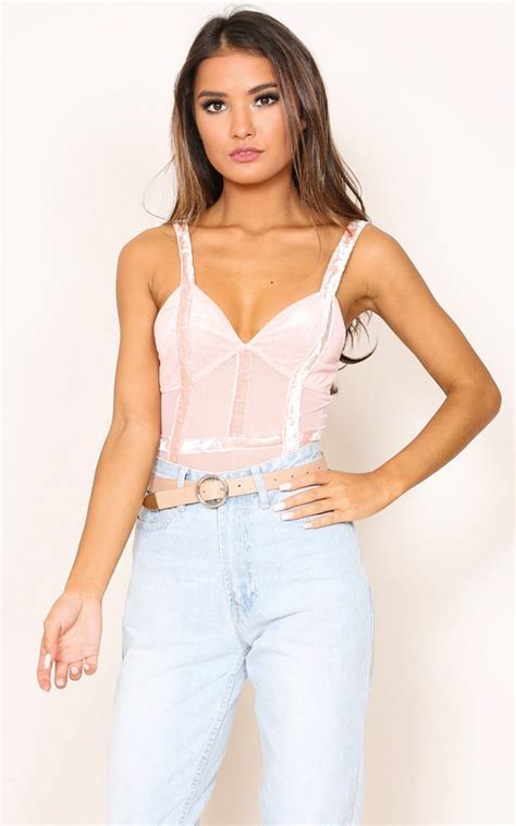 Be About You Bodysuit In Blush Showpo