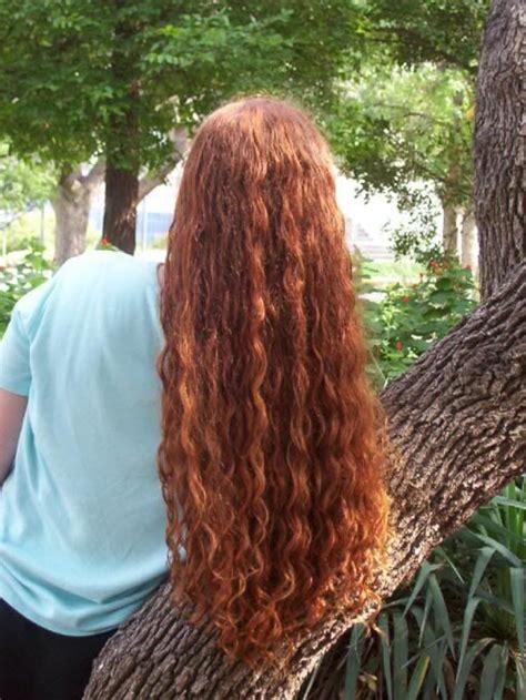 Waist Length Curly Hair