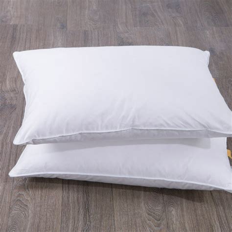 Puredown Goose Feather And Down Bed Pillow White Set Of 2king Size