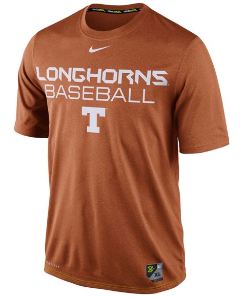 When nike gets involved in your uniform design process, change is inevitable. Nike Men's Texas Longhorns Baseball Legend Dri-fit T-shirt in Orange for Men - Lyst