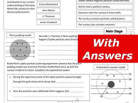 30 History Of The Atom Worksheet Answers support worksheet