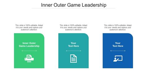 Inner Outer Game Leadership Ppt Powerpoint Presentation Portfolio