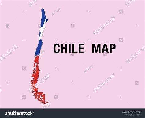 Map Chile Map Chile Vector Design Stock Vector Royalty Free