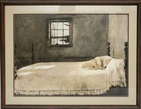 Andrew Wyeth “master Bedroom” Framed Color Reproduction 18657