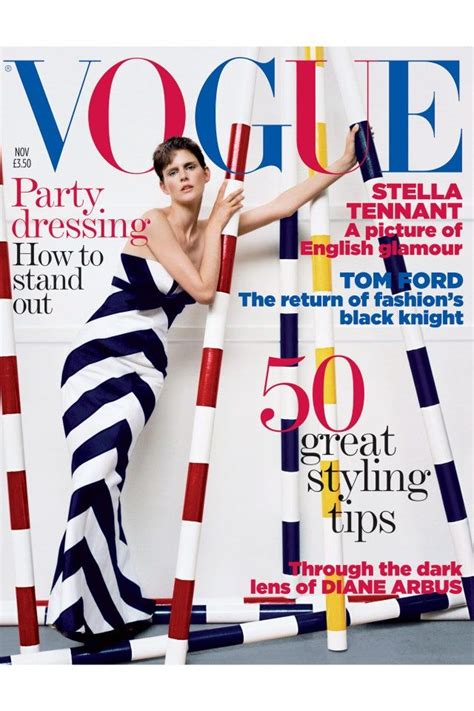 Stella Tennants Notable Modelling Appearances In The British Vogue