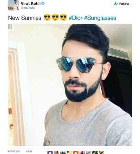 All Of Virat Kohli’s Favourite Sunglasses Gq India Look Good Style And Fashion
