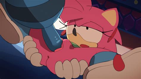 Rule 34 Amy Rose Animated Anthro Ass Black Nose