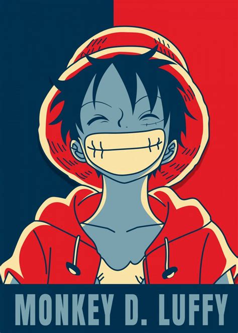 Monkey D Luffy Poster By Introv Art Displate In 2022 Monkey D