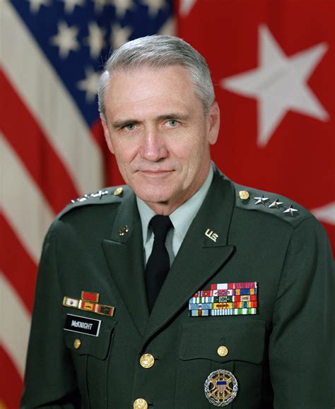Portrait Us Army Usa Lieutenant General Lgen Clarence E Mcknight