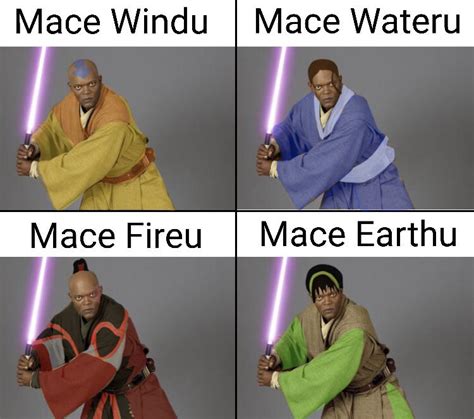 Master Windu Is The Avatar Avatarmemes
