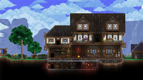 Modern Terraria Base Designs Terraria Sky Base Terraria House