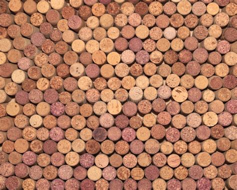 Photographed Wine Corks On A White Backlit Background Grouped As