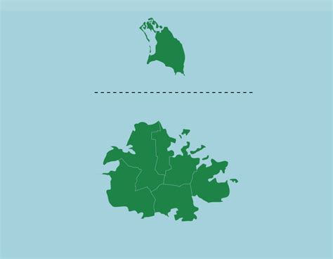 Multicolor Map Of Antigua And Barbuda With Parishes And Dependencies Hot Sex Picture