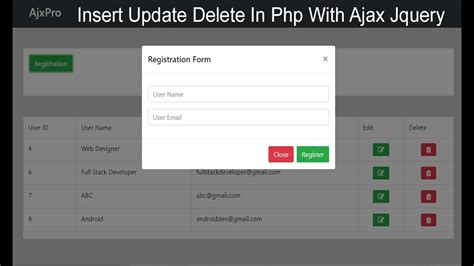 Insert Update Delete In Php On Same Page Tuts Make Gambaran