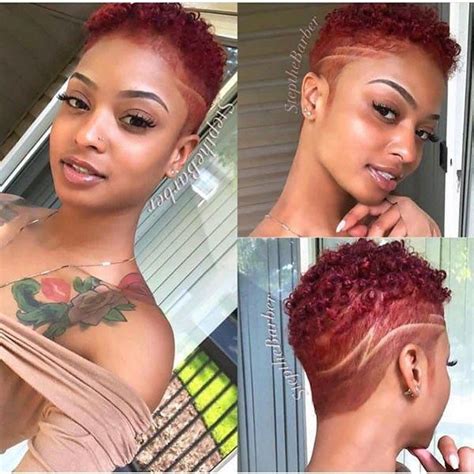 Red Natural Hair New Best Short Haircuts For Black Women In 2019