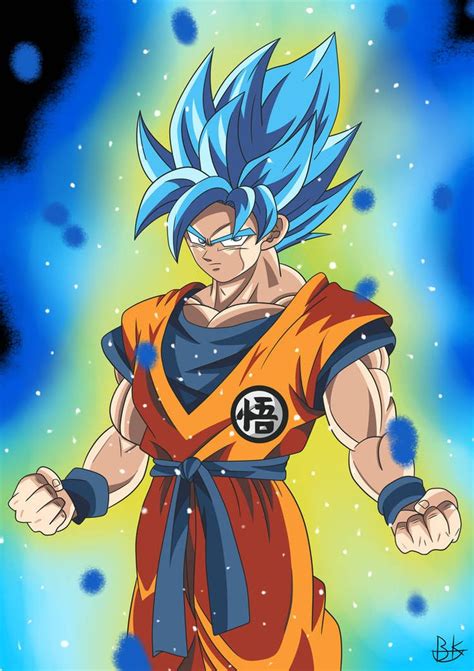 Super Saiyan Blue Son Goku By Szaba18 On Deviantart 9ab