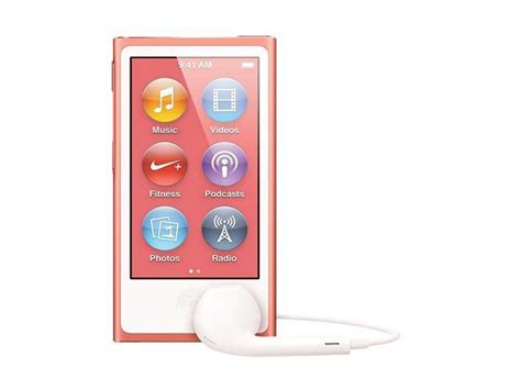 Apple Ipod Nano 7th Gen 25 Pink 16gb Mp3 Player Md475lla