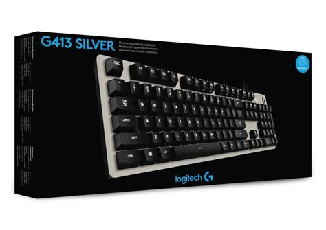Logitech G413 Mechanical Gaming Keyboard Backlit Keys Romer G Tactile
