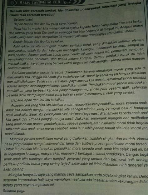 Teks Pidato Tentang Pendidikan Moral – Gambaran