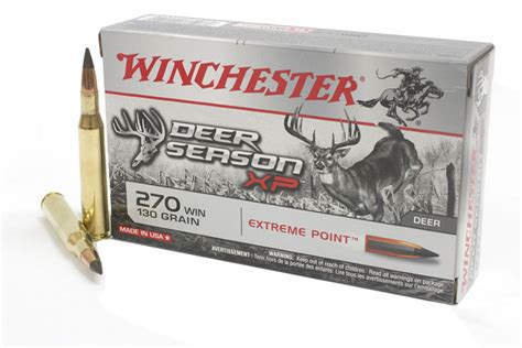 Winchester 270 Win 130 Gr Extreme Point Deer Season Xp 20box