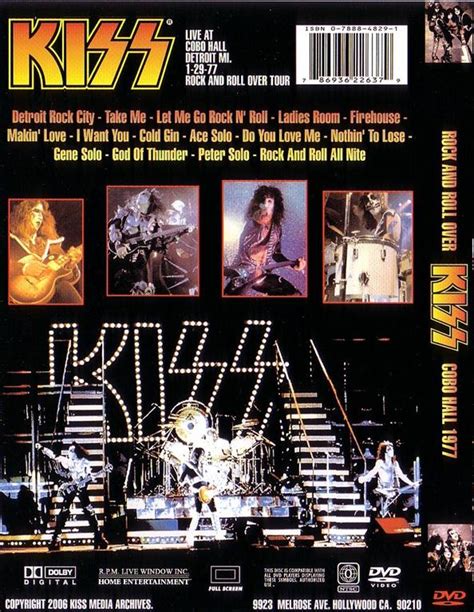 Kiss Rock And Roll Over Cobo Hall 1977 1dvd Giginjapan