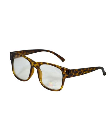 Retro Horned Rim Retro Classic Nerd Glasses Clear Lens Square
