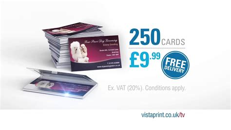Your business cards say everything about you or your company. Vistaprint TV Advert 250 BUSINESS CARDS - Emma, Vistaprint customer - April 2014 - YouTube