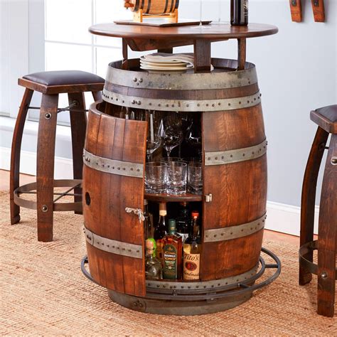 Find the perfect place to dine on balconies or smaller spaces with outdoor bistro tables. This Ultimate Wine Barrel Table Has a Hidden Storage Area ...