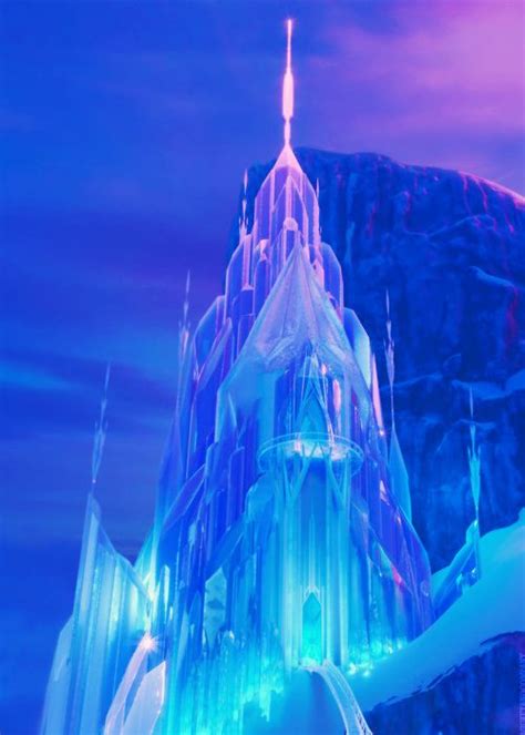 Elsas Ice Castle Disney Pinterest