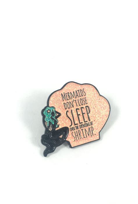 Lapel Pins Quirky Mermaid Lapel Pin In Pink Sincerely Sweet Boutique