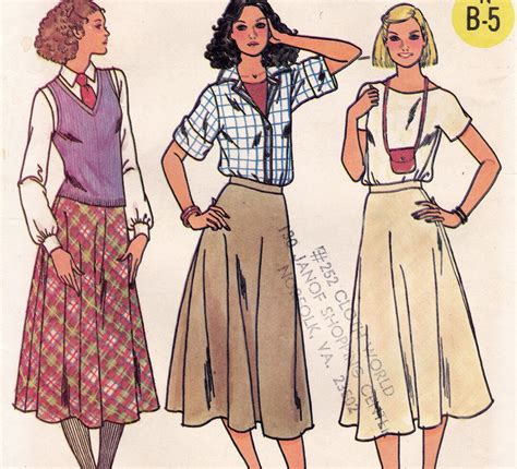 butterick 6116 vintage sewing pattern misses skirt marie osmond sews super quick skirt sewing