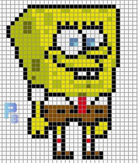 Minecraft Spongebob Pixel Art Grids SexiezPix Web Porn