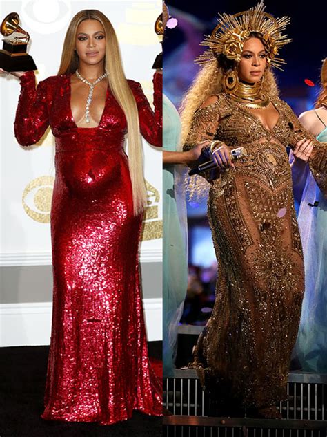Pics Beyonces Grammys Dresses Rocks 2 Grammy Awards 2017 Outfits
