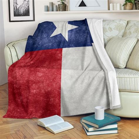 Texas Flag Blanket Texas Throw Blanket Texas Fleece Etsy