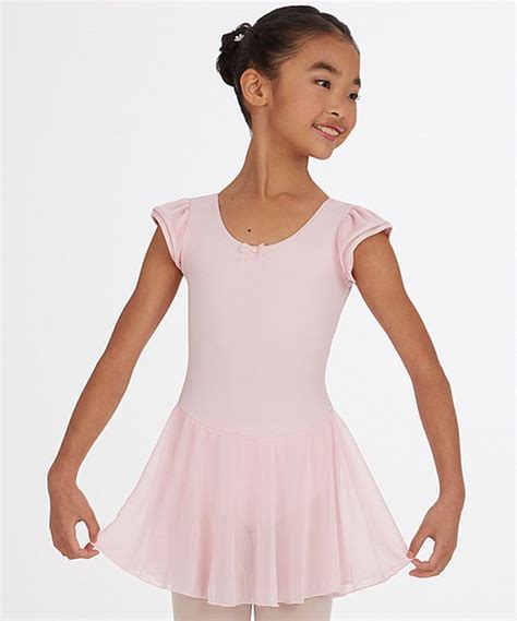 Look What I Found On Zulily Light Pink Cap Sleeve Skirted Leotard