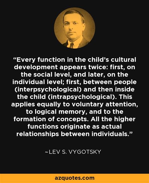 Lev Vygotsky Impact On Child Development Kulturaupice