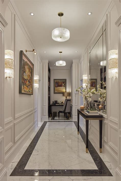 The Main Entrance Hall Has Extravagant Marble Flooring And Panelled