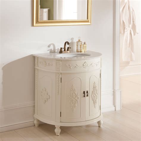 It's retro with a modern twist. Antique French Style Vanity Unit