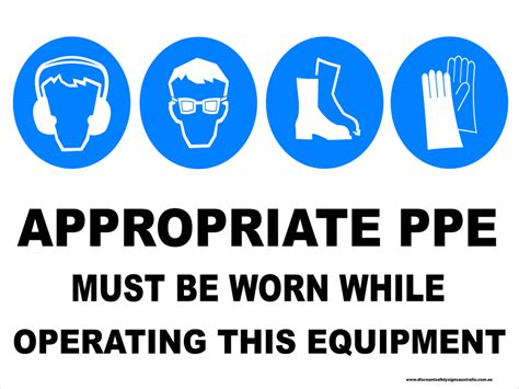 Appropriate Ppe While Operating This Equipment Buy Now Discount