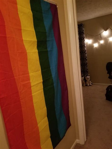 Pan pride flag looking for good a flag is a great way for you to show off your pride in being your authentic self. pride flag right outside my bedroom in 2020 | Rainbow ...