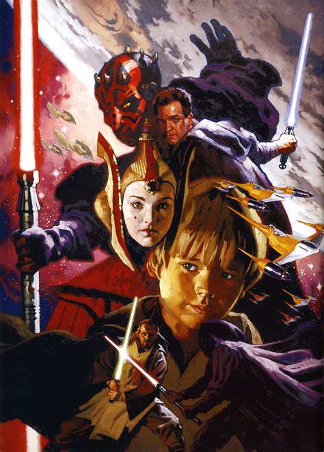The Phantom Menace Star Wars Film Star Wars Poster Star Wars Art