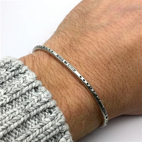 Silver bracelets for men can go a long way in emphasising your overall look in a suit or a blazer. 925 Sterling Silver Bangle - Indian Ethnic Bracelet - Men ...