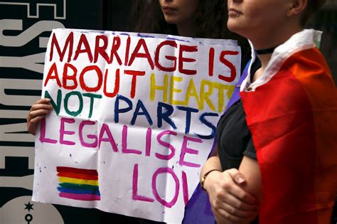 Same Sex Marriage Bill Introduced In Australia New Poll Finds 69 Of Australians Support