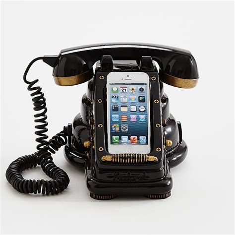 Redenvelope.com unique gifts for every occasion at redenvelope shop for gifts you'll love to give. iRetrofone steampunk iPhone hand set | RedEnvelope.com ...