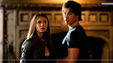 The Vampire Diaries Damon And Elena Wallpapers Wallpaper Cave