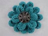 Knitted Flower Pattern Photos