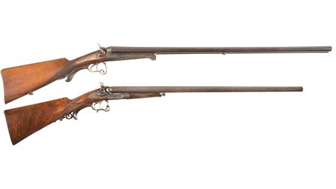 Two European Double Barrel Shotguns Rock Island Auction