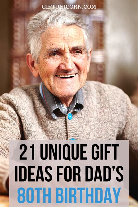 Find the best 40th birthday gift you've ever given someone in our vast collection of unique and creative gifts for the middle aged but still young at heart adults. 21 Unique Gift Ideas For Dad's 80th Birthday | Gifts for ...